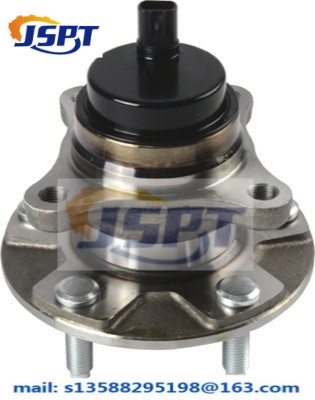 Wheel Bearing integrated into wheel hub and Angular Ball Bearing of LEXUS